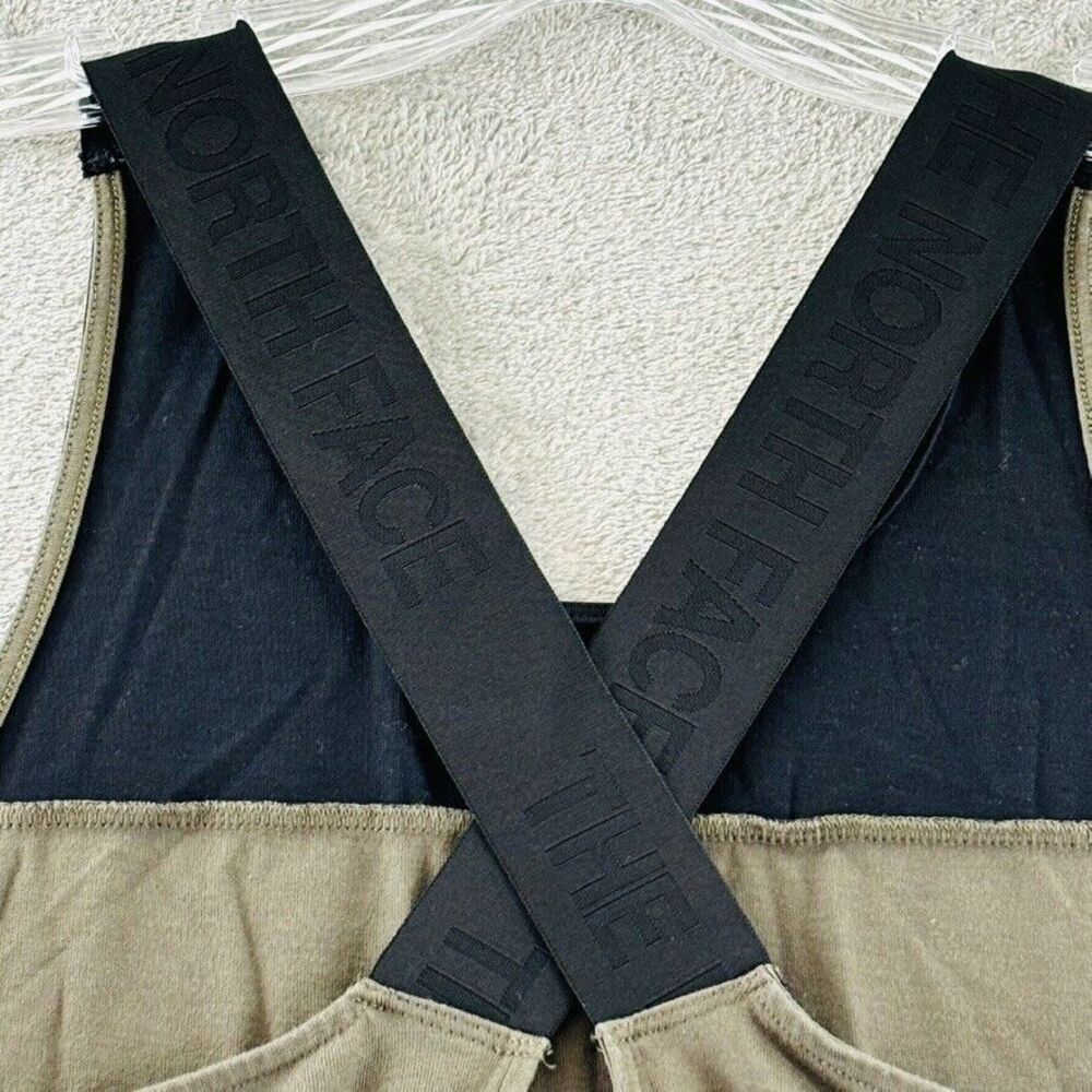 North Face Racerback Tank Top Womens S Olive Black Sleeveless Tee Elastic Straps - Picture 5 of 8